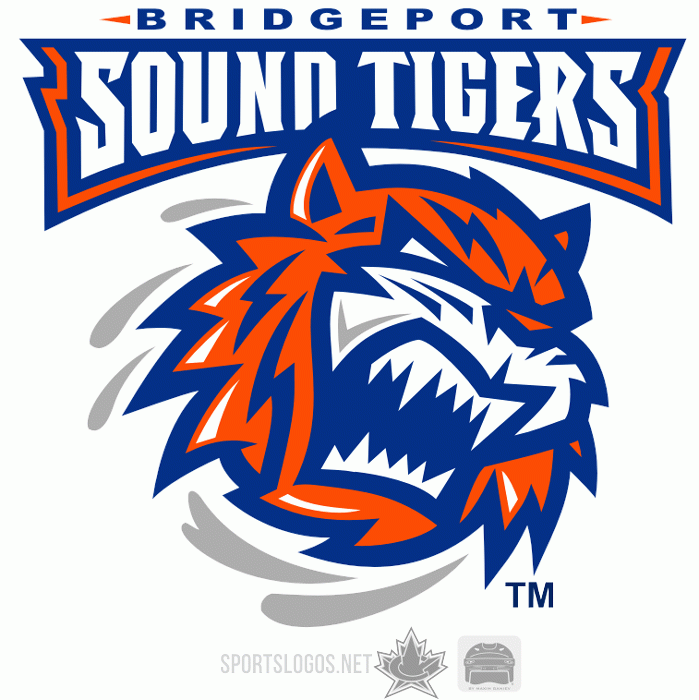Bridgeport Sound Tigers 2010-Pres Primary Logo iron on heat transfer